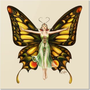 Butterfly Flapper Posters and Art